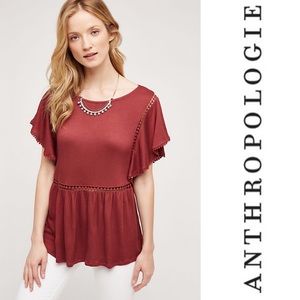 Anthropologie - On the Road - Paolina Tee in Red